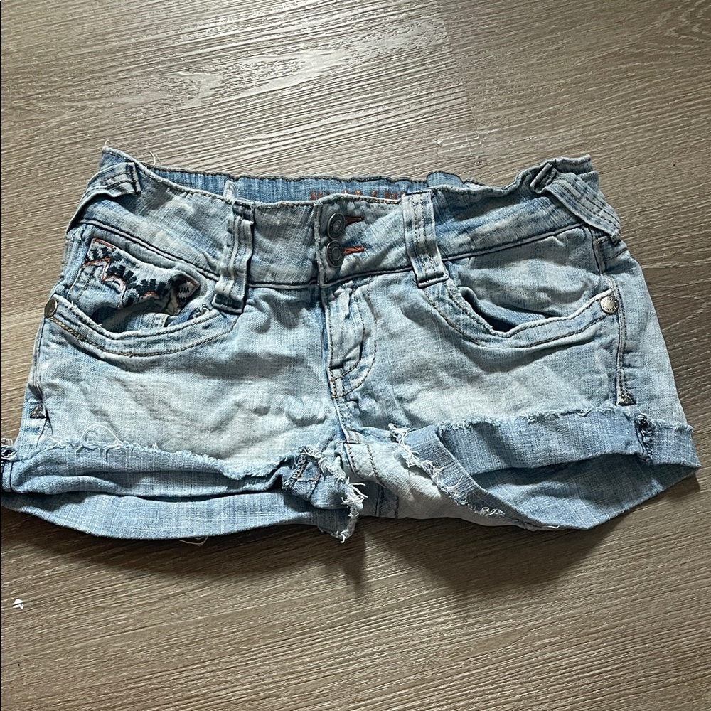 Light Blue Denim Women's Shorts